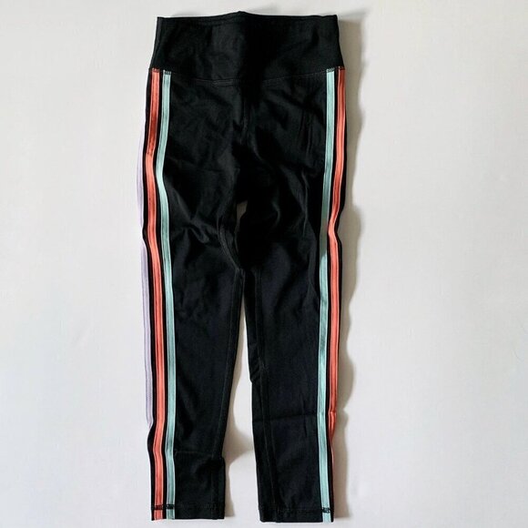 NEW Hanna Andersson Girl Active Striped MadeToStretch Leggings 6-7 years 120 cm - Picture 2 of 9